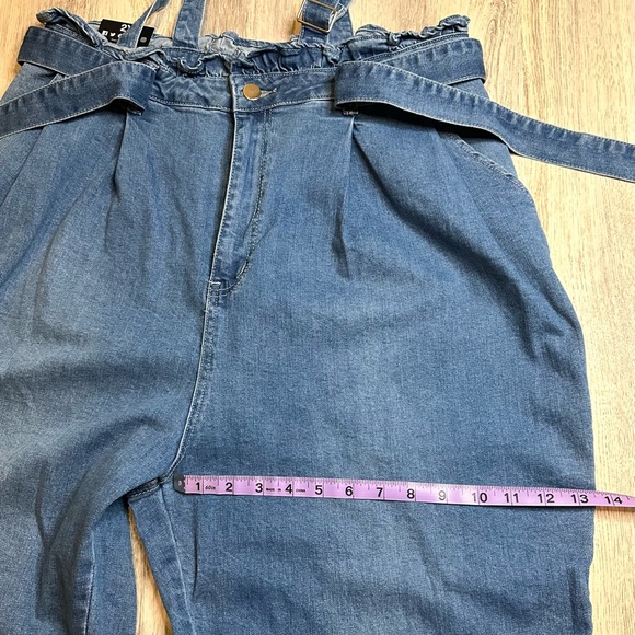 💝Fashion Nova I Gave It All Overalls Women’s Size 2X - Picture 6 of 11